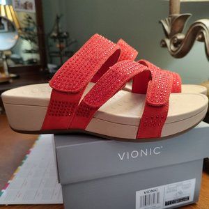 Shoes, Womens, Vionic, Pacific Alexis, Cherry color